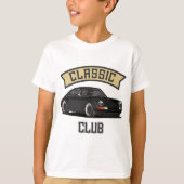 Retro Oldschool Tuning & Gaming Oldtimer Enthusias T-Shirt (Vorderseite)