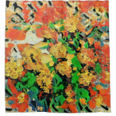 Retro-Ölgemälde: Van Gogh Monet Duschvorhang (Vorderseite)