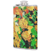 Retro-Ölgemälde: Van Gogh Monet Flachmann (Links)