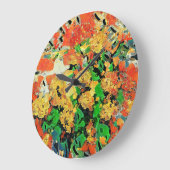 Retro-Ölgemälde: Van Gogh Monet Große Wanduhr (Winkel)