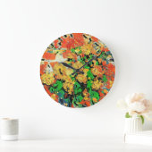 Retro-Ölgemälde: Van Gogh Monet Große Wanduhr (Zuhause)