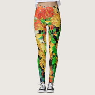 Retro-Ölgemälde: Van Gogh Monet Leggings