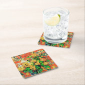 Retro-Ölgemälde: Van Gogh Monet Rechteckiger Pappuntersetzer (Vor Ort)