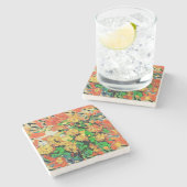 Retro-Ölgemälde: Van Gogh Monet Steinuntersetzer (Seitenansicht)