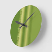 Retro Olive Green Wall Clock Runde Wanduhr (Winkel)