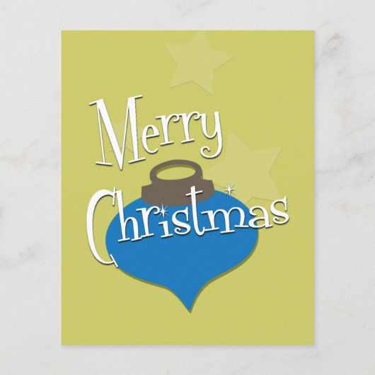 Retro Olive Ornament Flyer (Hinten)