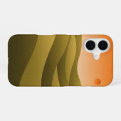 Retro Olivenhügel iPhone 16 Hülle (Rückseite (Horizontal))