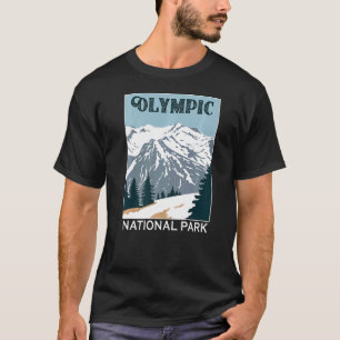 Retro Olympic Nationalpark Camping T-Shirt