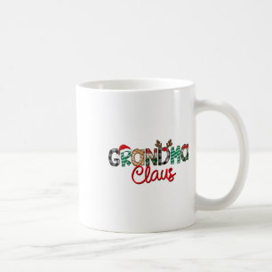Retro Oma Claus Reindeer Christmas Matching Fa Kaffeetasse