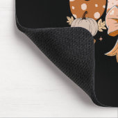 Retro Oma Coquette Bows Leopard Fall Erntedank Mousepad (Ecke)
