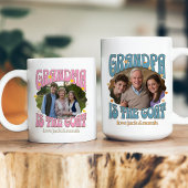 Retro Oma ist die Tasse des Ziegenfels, das Foto