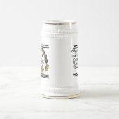 Retro Oma T-Shirts und Geschenke Bierglas (Mittel)