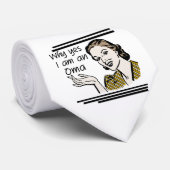 Retro Oma T-Shirts und Geschenke Krawatte (Gerollt)