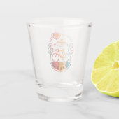 Retro Omaha Radweg Schnapsglas (Rückseite)