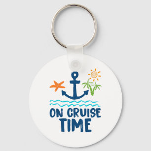 Retro On Cruise Time Sommerurlaub Outfits Für W Schlüsselanhänger