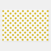 Retro One Glücklicher Typ Lächeln Gesicht Junge 1. Geschenkpapier Set (Vorderseite)