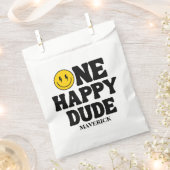Retro One Glücklicher Typ Lächeln Gesicht Junge 1. Geschenktütchen (Ausgeschnitten)