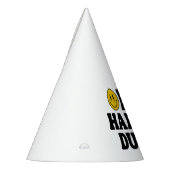 Retro One Happy Dude Smile Face Boy 1st Birthday Partyhütchen (Links)