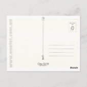 Retro One.Tel Telefone Box Postkarte (Rückseite)