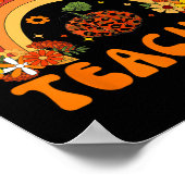 Retro One Thanker Teacher Erntedank Fall Mens Poster (Ecke)