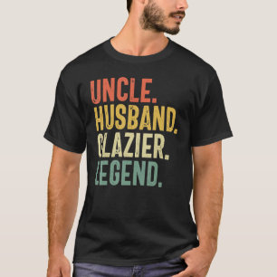Retro-Onkel Ehemann Glazier Legende Glashütte T-Shirt