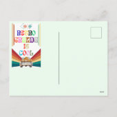 Retro Opa Cool Feiertagspostkarte (Rückseite)