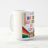 Retro Opa Cool Kaffeetasse (Vorderseite Links)