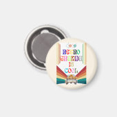 Retro Opa Cool Magnet (Vorderseite/Rückseite)