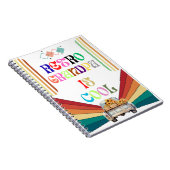 Retro Opa Cool Notizblock (Rechte Seite)