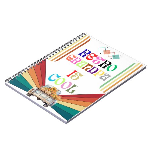 Retro Opa Cool Notizblock (Linke Seite)