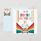Retro Opa Cool Save The Date (Vorne/Hinten)