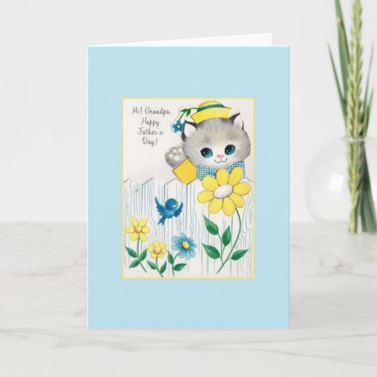 Retro Opa Vatertag Card Karte (Vorderseite)