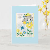 Retro Opa Vatertag Card Karte (Gelbe Blume)