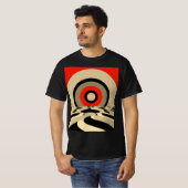 Retro Optical Illusion T - Shirt - Vintager 70er P (Vorne ganz)
