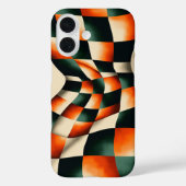 Retro Optical Swirl Phone Case (Rückseite)