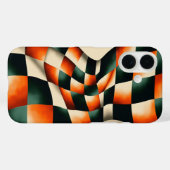 Retro Optical Swirl Phone Case (Rückseite (Horizontal))