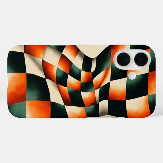 Retro Optical Swirl Phone Case (Rückseite (Horizontal))