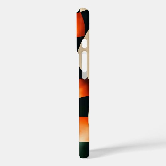 Retro Optical Swirl Phone Case (Rückseite / Links)