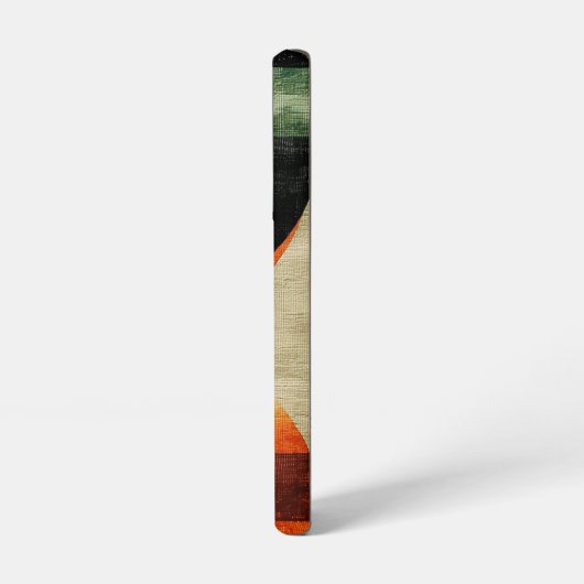 Retro Optical Swirl Phone Case Samsung Galaxy Hülle (Linke Seite)