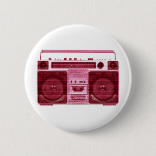 Retro-Optionsfeld Button
