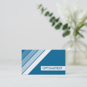 Retro OPTOMETRIST Visitenkarte (Stehend Vorderseite)