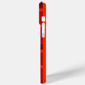 Retro-Orange 1970er , Case-Mate iPhone Hülle (Rückseite / Links)