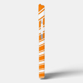 Retro Orange Funky Sun Rays Hintergrund Case-Mate iPhone Hülle (Rückseite / Links)