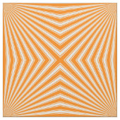 Retro Orange Funky Sun Rays Hintergrund Stoff (Muster)