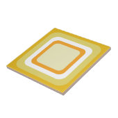 Retro Orange Gelb Weiß Fliese (Seite)