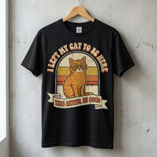 Retro orange getigerte Katze mit Brille Retro-Sonn T-Shirt