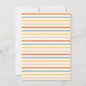 Retro | Orange Graduate Foto Ankündigung (Rückseite)