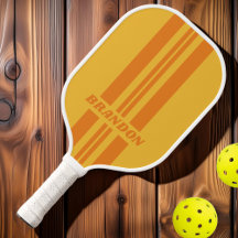 Retro Orange Groove Duale Kundgebung Streifen mit