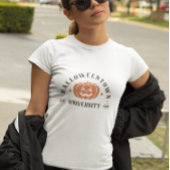 Retro Orange Halloween Universität T-Shirt