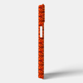 Retro orange in den 1970er Jahren Case-Mate iPhone Hülle (Rückseite / Rechts)